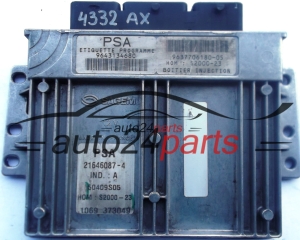 Μονάδα Ελέγχου Κινητήρα PEUGEOT 206 1.4 SAGEM 21646087-4 9643134680 9637706180-05 HOM; S2000-23 50409S05, 216460874