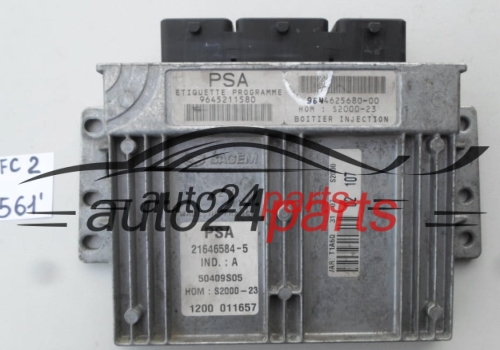 PEUGEOT 206 1.4 PSA SAGEM 9645211580, 9644625680-00 HOM S2000-23 21646584-5,  50409S05