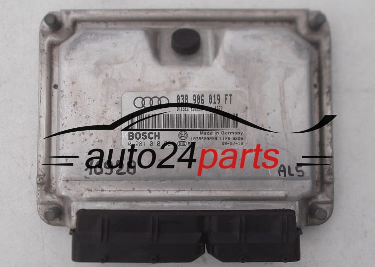 AUDI A3 1.9 TDI, BOSCH 0 281 010 981, 0281010981, 038 906 019 FT, 038906019FT - PLUG&PLAY