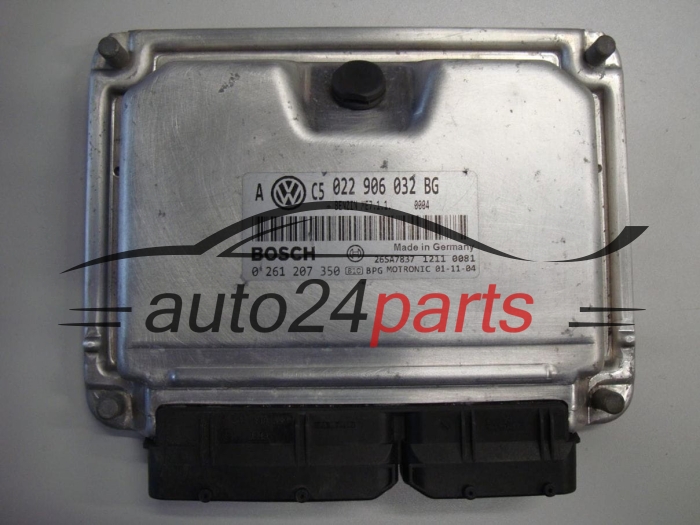ECU Engine Controller VOLKSWAGEN BOSCH 0 261 207 350, 0261207350, 022906032 BG, 022906032BG, ME7.1.1