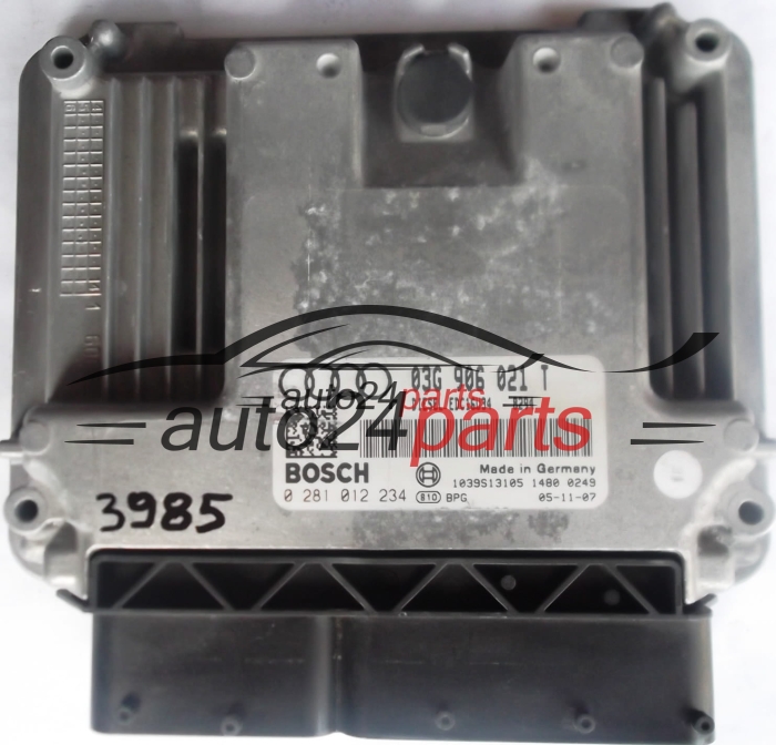 AUDI A3 2.0 TDI 03G 906 021 T, 03G906021T, BOSCH 0 281 012 234, 0281012234 - PLUG&PLAY