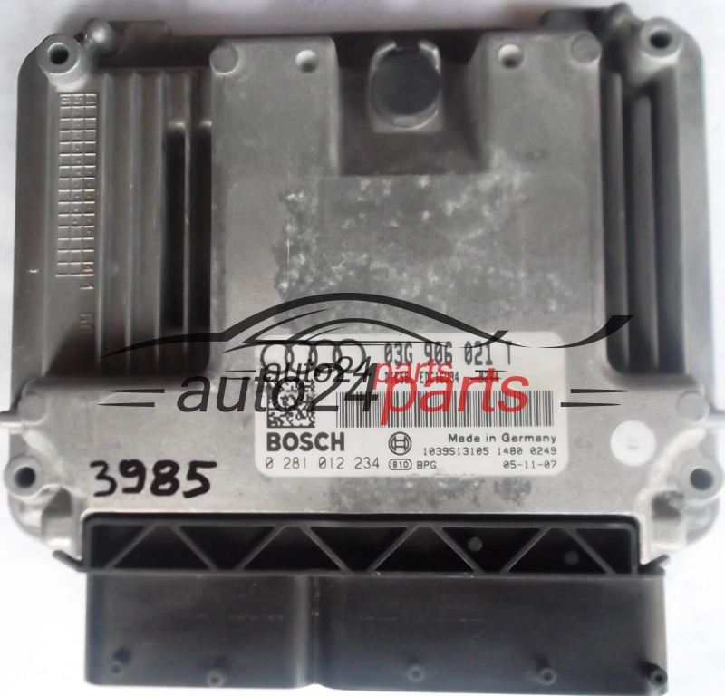 AUDI A3 2.0 TDI 03G 906 021 T, 03G906021T, BOSCH 0 281 012 234, 0281012234 - PLUG&PLAY