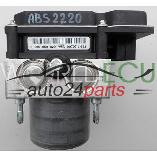 OPEL MERIVA 1.7 CDTI BOSCH 0 265 238 000, 0265238000, 13354301, 0 265 950 820, 0265950820, AB6