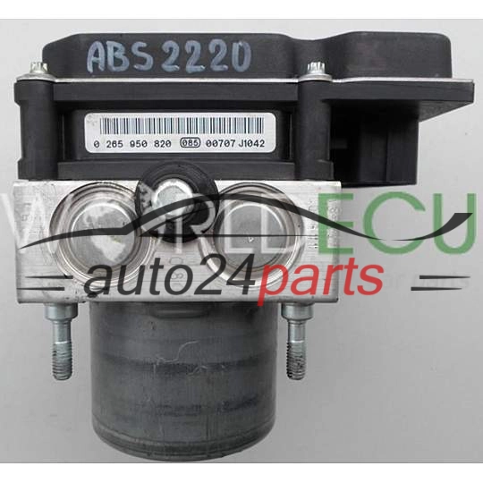 OPEL MERIVA 1.7 CDTI BOSCH 0 265 238 000, 0265238000, 13354301, 0 265 950 820, 0265950820, AB6