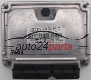 CENTRALINA DO MOTORE AUDI A4 1.9 TDI 038906019CG, 038 906 019 CG BOSCH 0281010406, 0 281 010 406