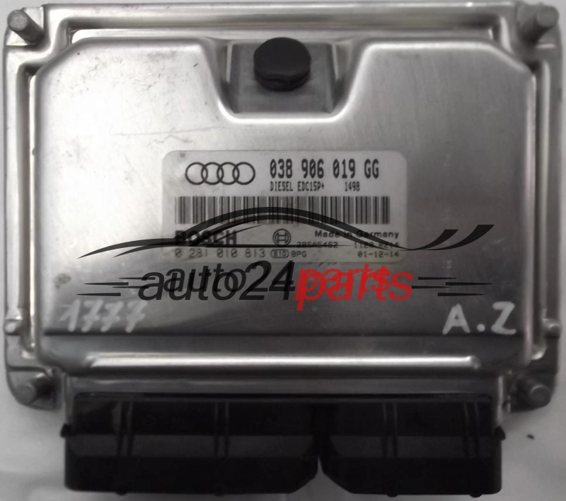 AUDI A4 1.9 TDI 038906019GG, 038 906 019 GG, BOSCH 0 281 010 813, 0281010813, DIESEL EDC15P+ 1498, 28SA5462