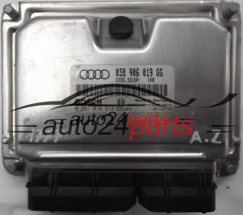 AUDI A4 1.9 TDI 038906019GG, 038 906 019 GG, BOSCH 0 281 010 813, 0281010813, DIESEL EDC15P+ 1498, 28SA5462