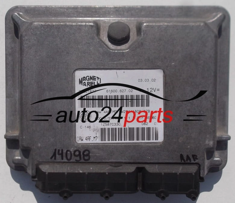 FIAT SEICENTO 600 1.1 MPI IAW4AFM7, IAW4AF.M7, IAW 4AF.M7HW2041808-07B, 73501877, 61600.627.02, 6160062702