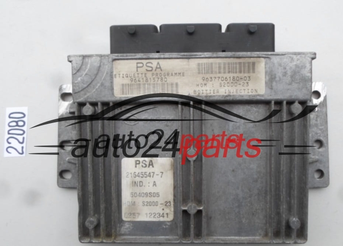 PEUGEOT 206 1.4 8V 9641815780, 9637706180-03, HOMS2000-23, 21645547-7, 216455477.jpg