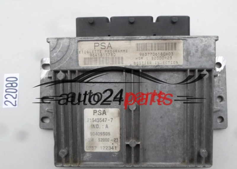 PEUGEOT 206 1.4 8V 9641815780, 9637706180-03, HOMS2000-23, 21645547-7, 216455477.jpg