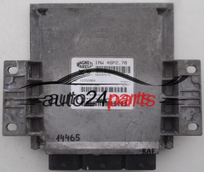 PEUGEOT 206 1.1 9645243180 IAW48P270, IAW48P2.70, IAW 48P2.70, HW 9643707380, 16552004, 16552.004, SW 9645243180, 16449094, 16449.094.jpg