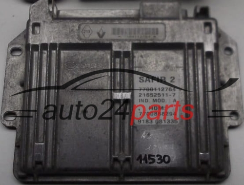 RENAULT CLIO 1.2 SAGEM 21652511-7 7700112764 HOM: 7700868294