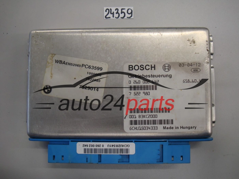 Sterownik skrzyni automatycznej BMW E39 E46 325 Bosch 0260002642 7522980