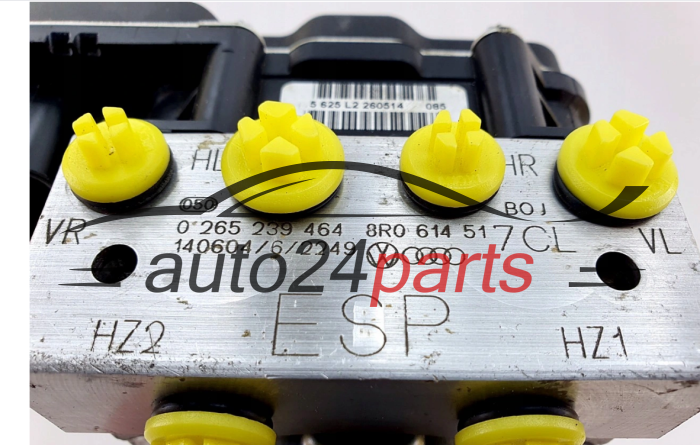 Pompe ABS et calculateur  AUDI BOSCH 0265239464, 8R0614517CL, 8R0907379AP