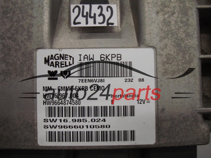 CITROEN IAW 6KPB, IAW6KPB, 9666010580, 9664874580