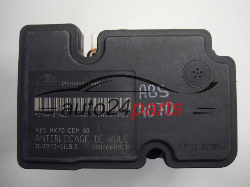 ABS POMPA I STEROWNIK CITROEN PEUGEOT 9652182680, ATE 10.0207-0016.4, 10020700164, 10.0970-1118.3, 10097011183
