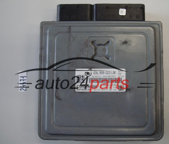KOMPUTER STEROWNIK SILNIKA SKODA OCTAVIA 1.6 TDI 03L906023LM, 03L 906 023 LM, 03L906023LK, 03L 906 023 LK, DIESEL SIMOS PCR2.1 CAYC 8374, CONTINENTAL 5WP42688 AA, 5WP42688AA