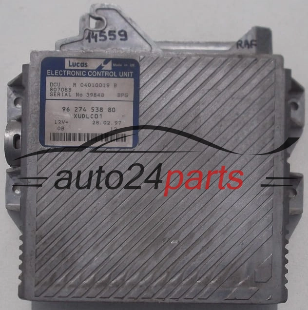 CITROEN XANTIA PEUGEOT 406 2.1 9627453880, 96 274 538 80 XUDLC01, DCU R 04010019 B, R04010019B 80708B