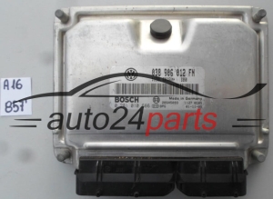 KOMPUTER STEROWNIK SILNIKA SEAT LEON TOLEDO 1.9 TDI ALH 038 906 012 FN, 038906012FN, BOSCH 0 281 010 686, 0281010686, 28SA5093 DIESEL EDC15UM+ 3358 -   892, 970, 972