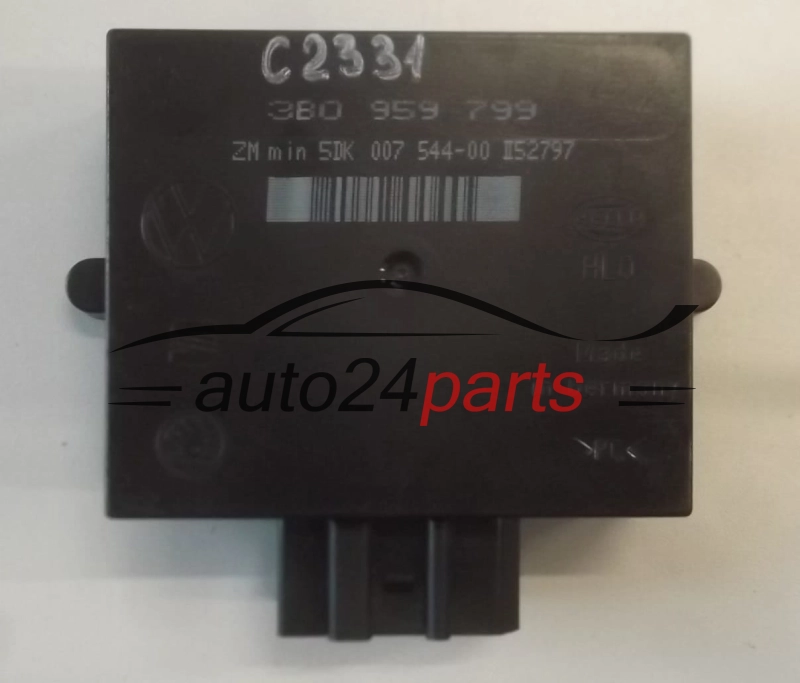 CENTRALKA MODUL STEROWNIK KOMFORTU VOLKSWAGEN SEAT SKODA HELLA 5DK 007 544-00, 5DK00754400, 3B0 959 799, 3B0959799