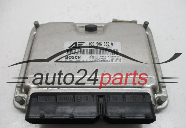 VOLKSWAGEN BOSCH 0 261 206 819, 0261206819, 022 906 032 Q, 022906032Q, BENZIN ME7.1