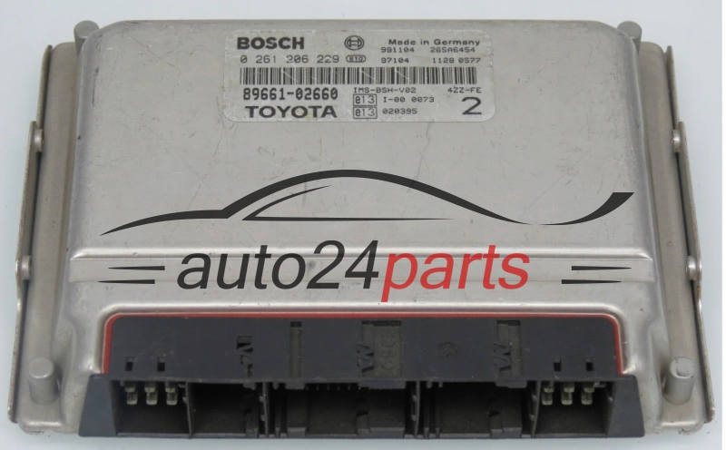 TOYOTA COROLLA 1.4 4ZZ-FE 89661-02662 8966102662 BOSCH 0261206229, 0 261 206 229