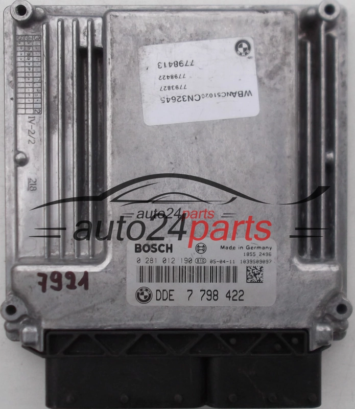Centralina do motor BMW 0281012190 7798422