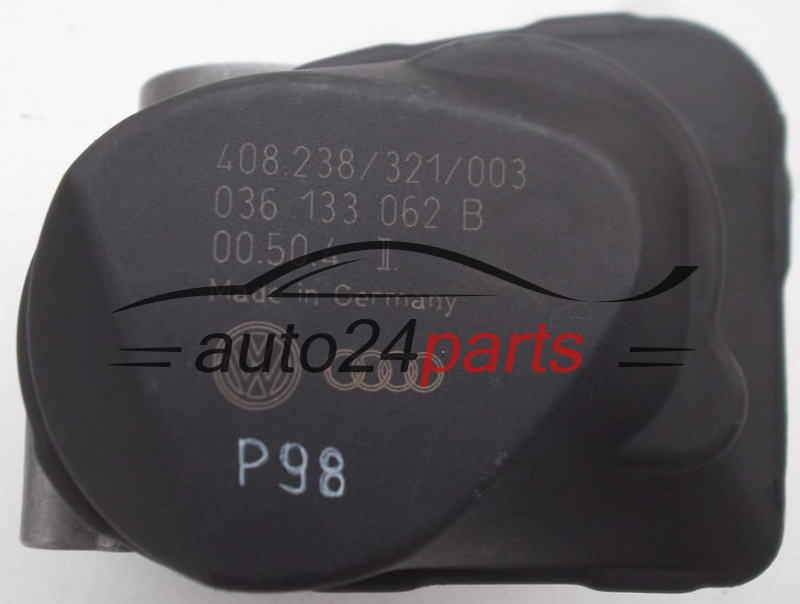 BOITIER DE PAPILLON VOLKSWAGEN AUDI SEAT SKODA VDO 408-238-321-003, 408238321003, 036 133 062 B, 036133062B