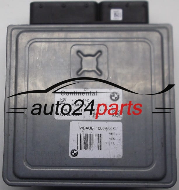 CALCULATEUR MOTEUR BMW CONTINENTAL 5WK93709, DME 7 579 142, 7579142