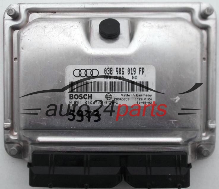 AUDI A4 1.9 TDI AWX 038 906 019 FP, 038906019FP, BOSCH 0 281 010 729, 0281010729