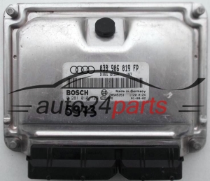 ECU CENTRALITA DE MOTOR AUDI A4 1.9 TDI AWX 038 906 019 FP, 038906019FP, BOSCH 0 281 010 729, 0281010729, 28SA5353 