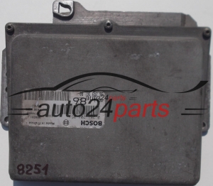 ECU CENTRALITA DE MOTOR PEUGEOT 106 1.0, BOSCH 0 261 204 051, 0261204051, 96 249 361 80, 9624936180, MA3.0 86