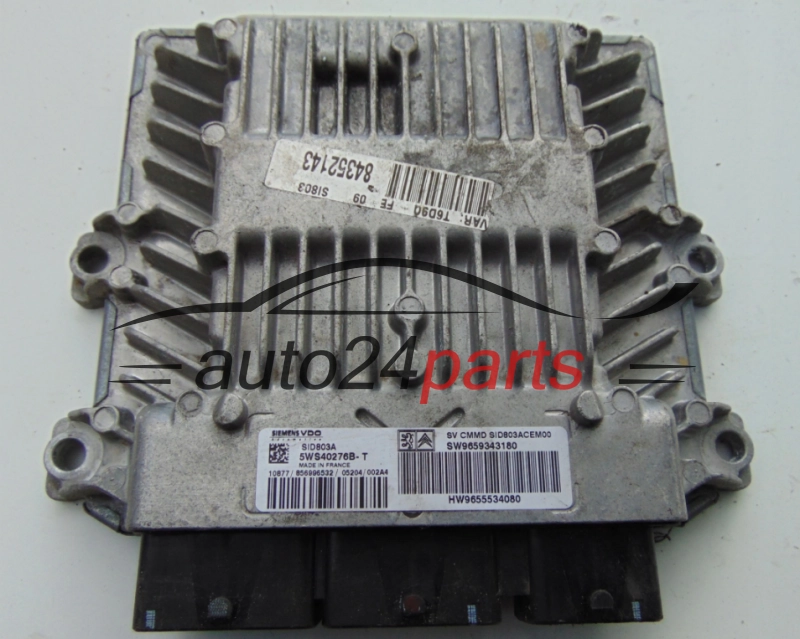 CITROEN PEUGEOT 5WS40276B-T, 5WS40276BT, 9659343180, SID803A