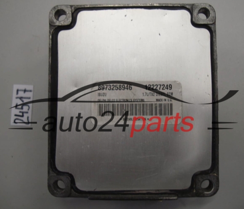 KOMPUTER STEROWNIK SILNIKA OPEL MERIVA 1.7 ISUZU 8973258946, DELPHI DELCO 12227249