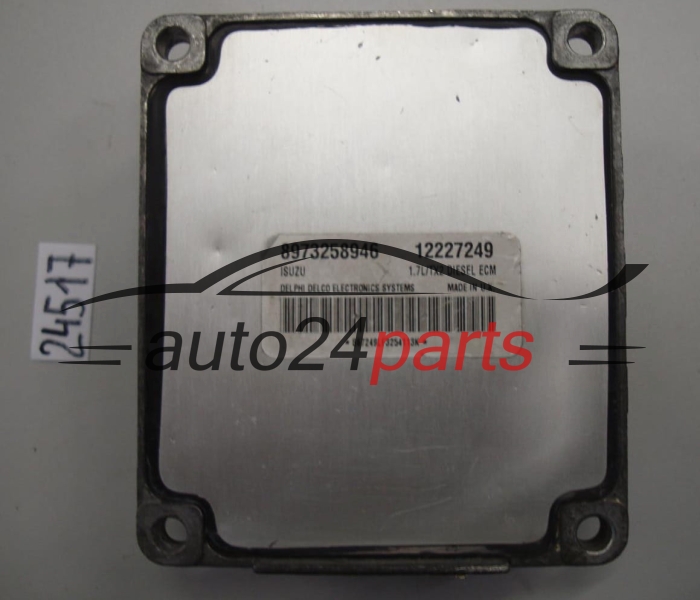 KOMPUTER STEROWNIK SILNIKA OPEL MERIVA 1.7 ISUZU 8973258946, DELPHI DELCO 12227249