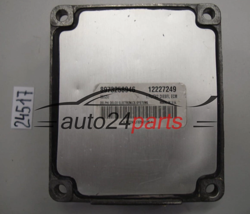 KOMPUTER STEROWNIK SILNIKA OPEL MERIVA 1.7 ISUZU 8973258946, DELPHI DELCO 12227249