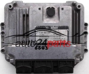 ECU CENTRALITA DE MOTOR FORD FOCUS 1.6 TDCI BOSCH 0 281 B01 648, 0281B01648, 96 523 688 8A, 965236888A