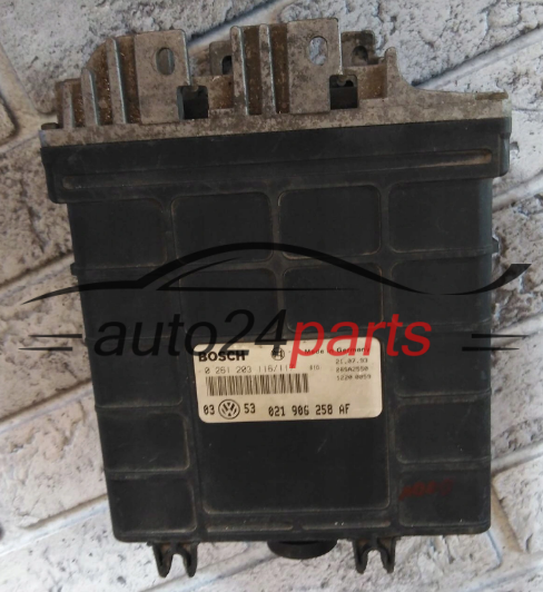 Centralina do motore VOLKSWAGEN BOSCH 0261203116 021906258AF