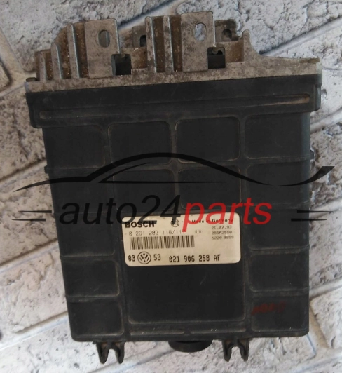 Centralina do motore VOLKSWAGEN BOSCH 0261203116 021906258AF