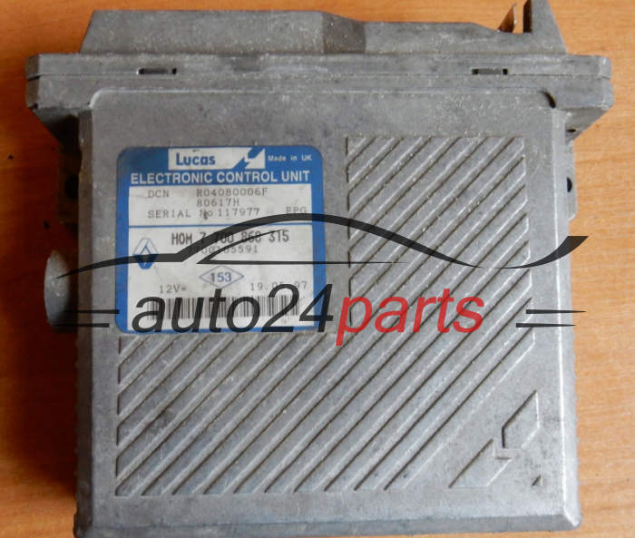 KOMPUTER STEROWNIK SILNIKA RENAULT 7700868315, R04080006F