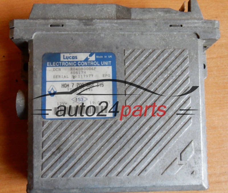 Centralita de motor RENAULT 7700868315 R04080006F