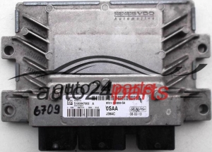 ECU CENTRALITA DE MOTOR FORD FIESTA 8V21-12A650-SA, 8V2112A650SA, 12A650SA, S180047002 A, 0SAA, J38AC