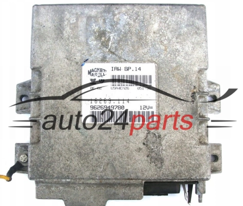 KOMPUTER STEROWNIK SILNIKA PEUGEOT 406 MAGNETI MARELLI IAW 8P.14, IAW8P14, 9626949780