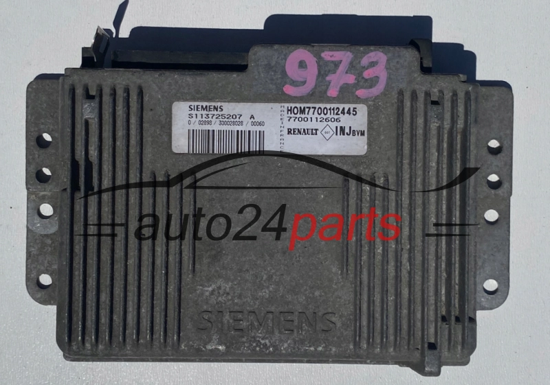 Centralina do motore RENAULT S113725207A HOM7700112445