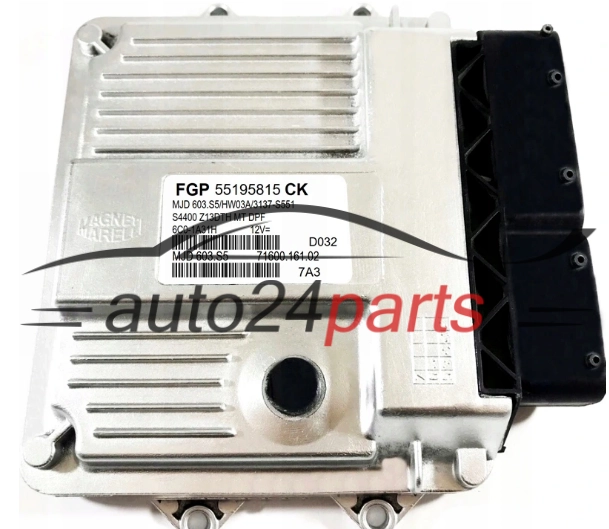 Μονάδα Ελέγχου Κινητήρα OPEL CORSA D, FIAT 1.3 JTD MAGNETI MARELLI   MJD603S05  FGP55195815CK  55195815CK  7160016102
