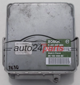 CENTRALINA MOTORE CITROEN XANTIA/ZX, PEUGEOT 405 1.8, BOSCH 0 261 200 664, BOSCH 0261200664, 96 150 458 80, 9615045880