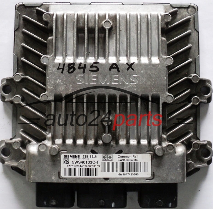Μονάδα Ελέγχου Κινητήρα PEUGEOT 307 2.0 HDI SIEMENS 5WS40133C-T, 5WS40133CT, SID 801A SW9653059580 HW9647423380