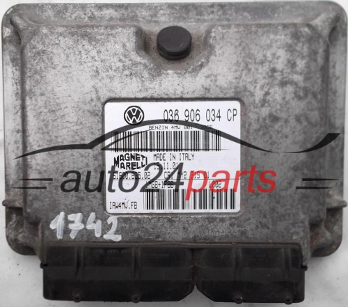  ECU ENGINE CONTROLLER SEAT LEON TOLEDO 1.6 036906034CP, IAW4MVFB