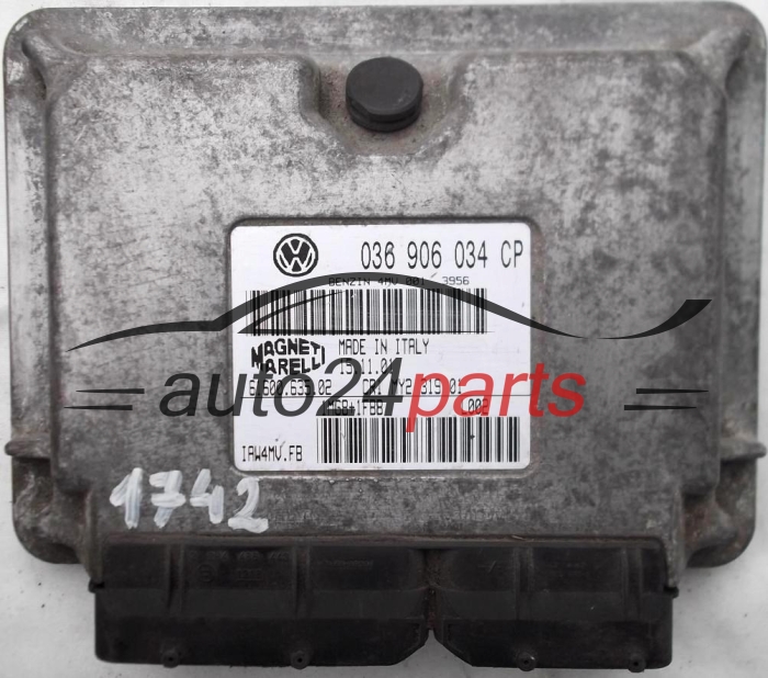  ECU ENGINE CONTROLLER SEAT LEON TOLEDO 1.6 036906034CP, IAW4MVFB