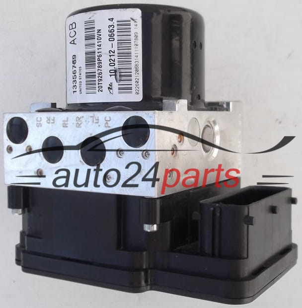 BOMBA HIDRAULICA Y CENTRALITA ABS OPEL ASTRA J GM 13356789 ACB, ATE 10.0212-0663.4, 10021206634, 10.0961-4522.3, 10096145223, 10.0619-3651.1, 10061936511, 28.5611-8103.3